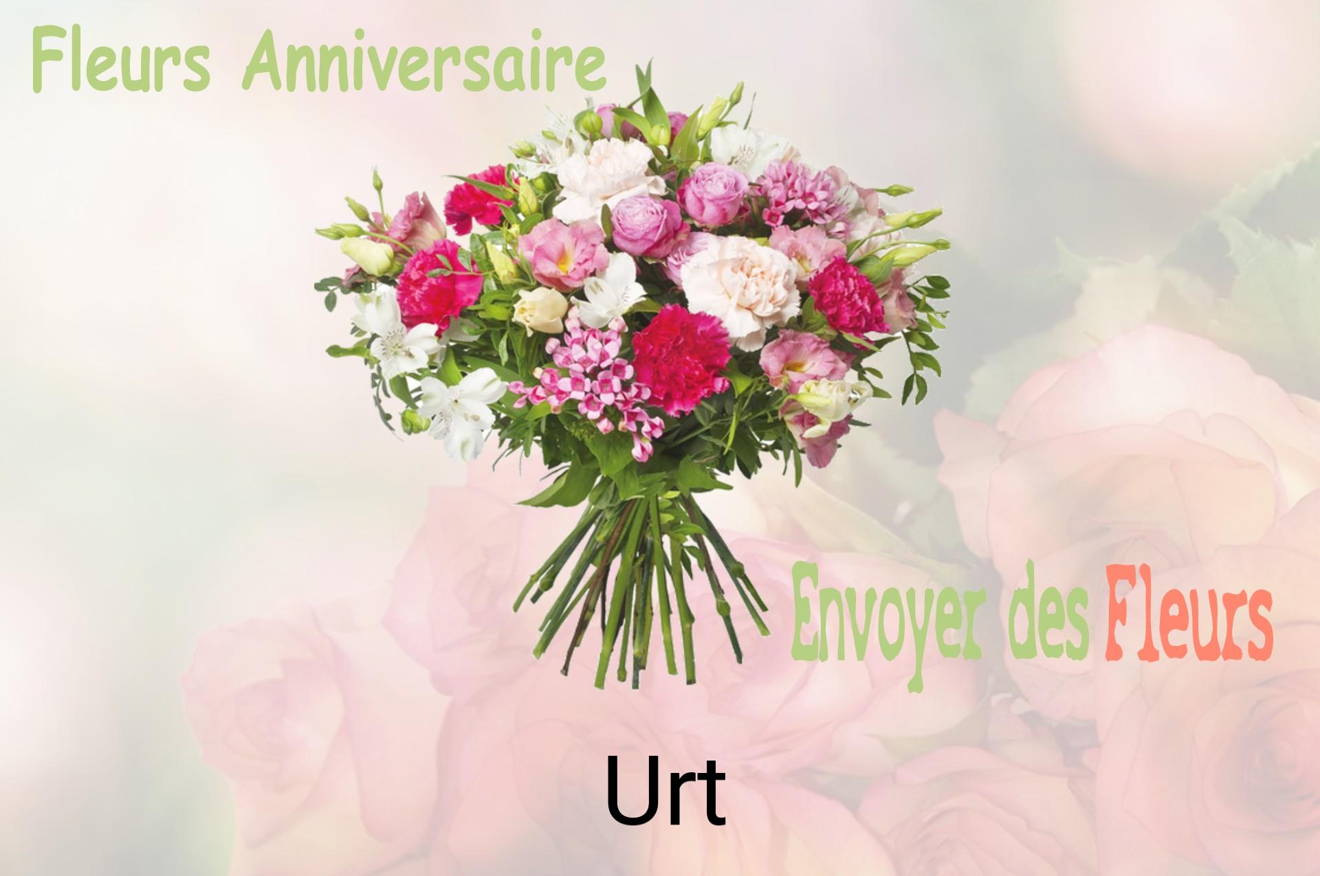 Bouquet de fleurs d’anniversaire livré à Urt