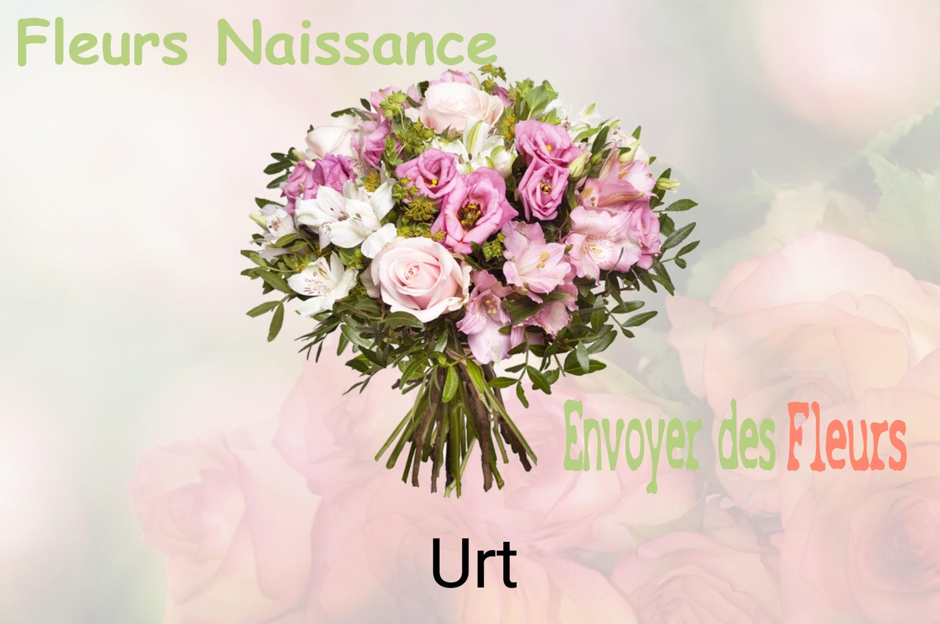 Bouquet de fleurs de naissance livré à Urt